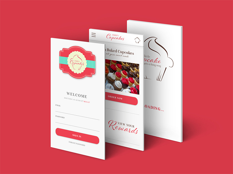 Cupcake App by Cindy Johnson on Dribbble