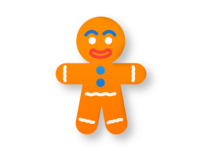 Gingerbread man gingerbread hombrecito illustration jengibre man mazapan navidad shrek vector