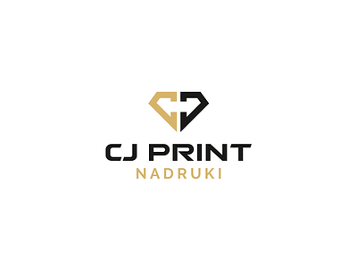CJ PRINT logotype advertising logotype print