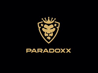 Paradoxx logotype animal branding clothings lion logo nature paradoxx wild