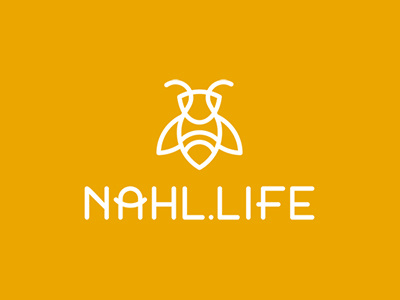 NAHL.LIFE logotype bee honey sorts