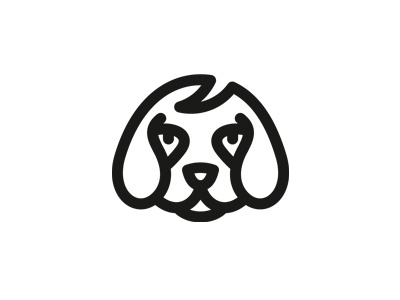 Dog from Animal Collection animal branding collection dog geometric logo mark minimal