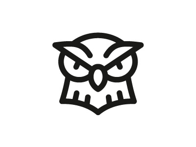 Owl from Animal Collection animal branding geometric logo mark minimal owl rabbit