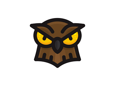 Owl from Animal Collection animal branding collection geometric logo mark minimal owl