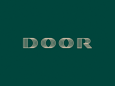 Door Type door letters minimal type typo typography