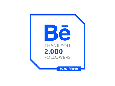 BEHANCE 2000 FOLLOWERS behance followers