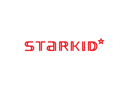 Starkid Logotype branding gitson kid logotype minimal star