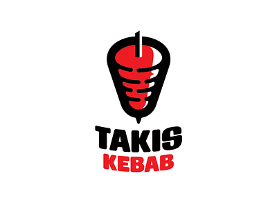 Takis Kebab Logotype fast food kebab logo