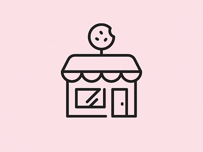 Crumbl Cookies Store Icon company cookies crumbl icon minimal store