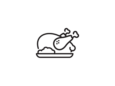 Turkey Icon icon meal minimal simple thanksgiving turkey