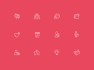 Fertility clinic icons