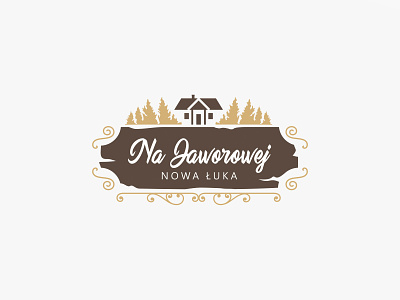 Na Jaworowej House for a rent cottage coutry forrest house logo rent