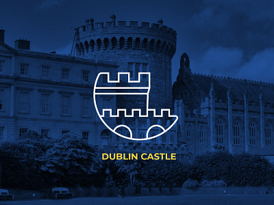 dublin castle branding castle college design dublin icon icono iconographic iconography illustraion ireland school
