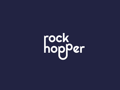 rock hopper brand identity branding branding and identity branding design logo logodesign type typeface