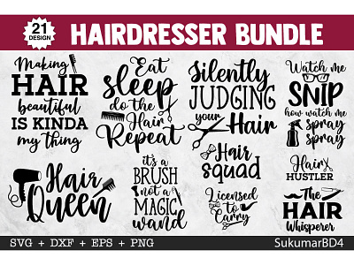 Hairdresser SVG Bundle