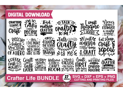 Crafter Life SVG Bundle