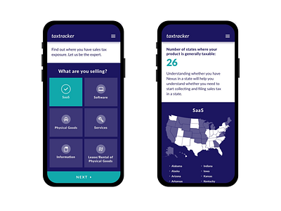 Tax mobile app