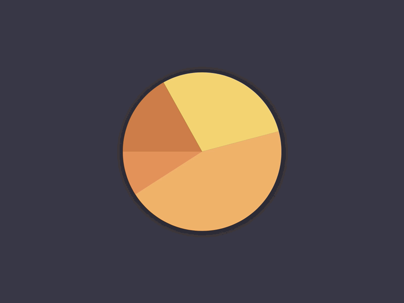 Pie Chart Loading Animation animation data dataviz elements flinto flinto for mac interface pie chart ui