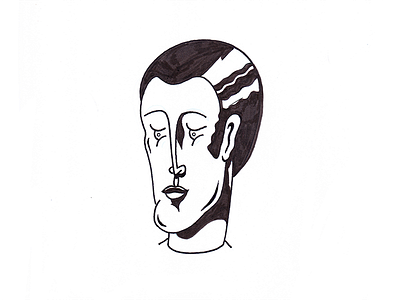 05_08_2016_TheBigRip drawing face ink portrait thebigrip