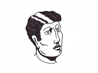 05_08_2016_TheBigRip drawing face ink portrait thebigrip