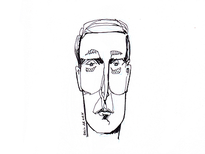 08_08_2016_TheBigRip drawing face ink portrait thebigrip