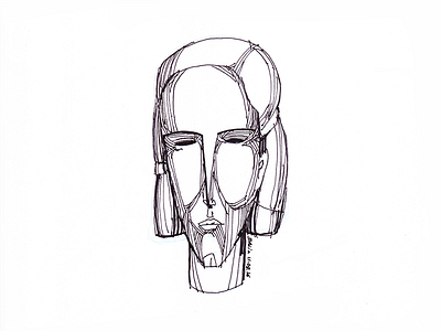 11_08_2016_TheBigRip drawing face ink portrait thebigrip