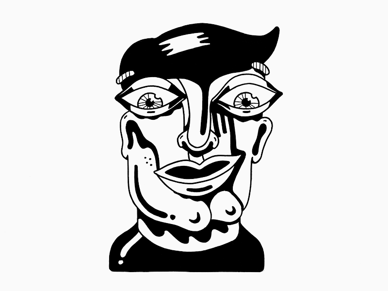 Drawing_Face by Mate Balic on Dribbble