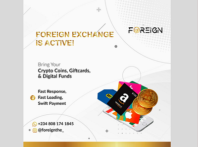 Digital Flier for a Currency Exchanger branding graphic design