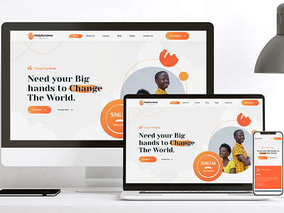 UI design & Web Dev for HelpFundMe