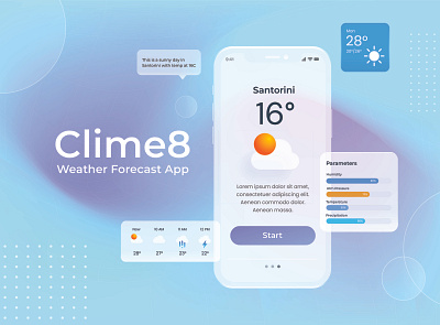 Clime8 appdev graphic design ui ux