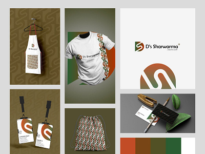 Brand Identity for D's Sharwarma branding graphic design logo