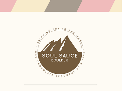 Soul Sauce Boulder branding design flat logo vector