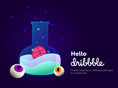 Hello Dribbble! debut debutshot illustraion illustrator