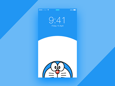 Doraemon Illustration iOS Wallpaper