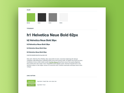 Style Guide style guide web