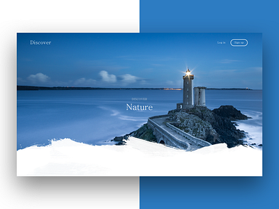 Landing Page Concept concept landing page nature