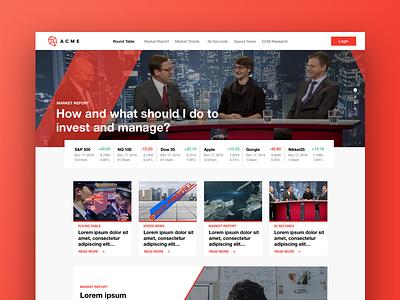 ComCap Landing Page Re-design