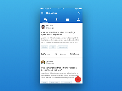 StackShare Material Design Concept material design mobile stackshare