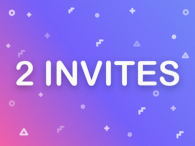 2 Dribbble Invites!!! dribbble 2 invites dribbble invite invite minimal