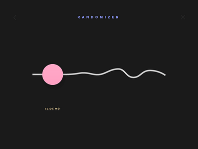 Randomizer UI Slider