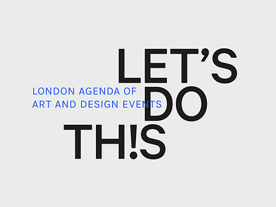 Let's do this brand branding graphic design interface logo typography web design