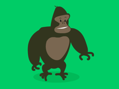 Gorilla animatedgif animation