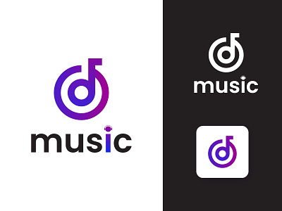 Music Logo Design branding design graphic design logo minimal minimalist logo modern logo