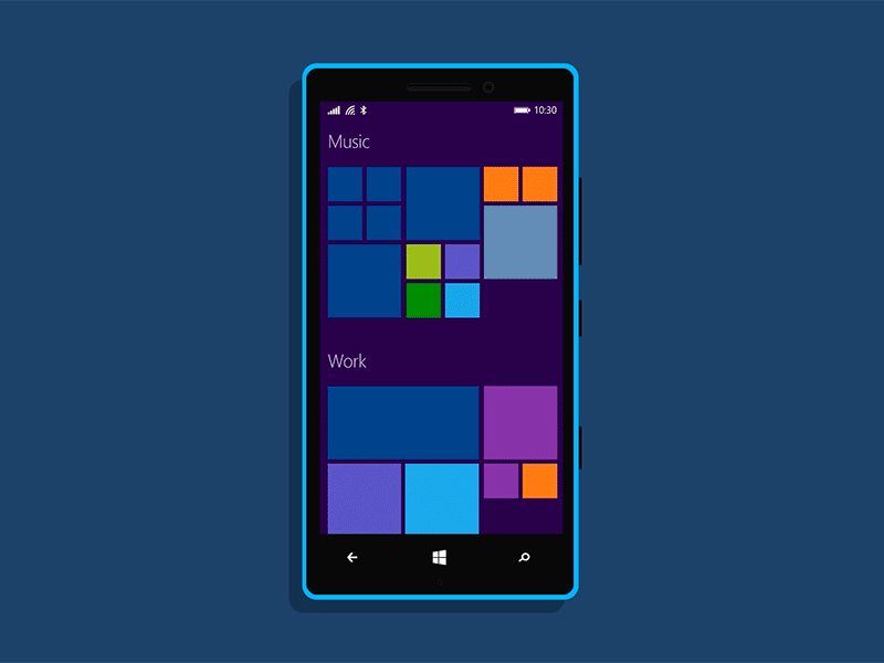 Quick Jump/Open App after effects live tiles phone start screen windows windows 10 windows phone