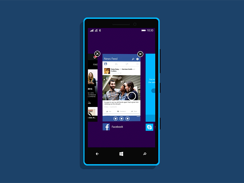 Multitasking after effects live tiles multitasking phone windows windows 10 windows phone