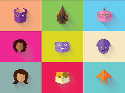 Avatars avatars design home icon illustrator movie throwback