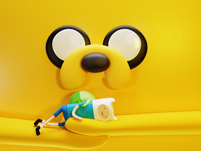 adventure time 3d 3dcharacter 3dmodel animation blender branding characters design illustration logo