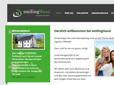 smilingHaus Website website