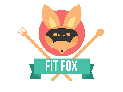 Logo FIT FOX food logo