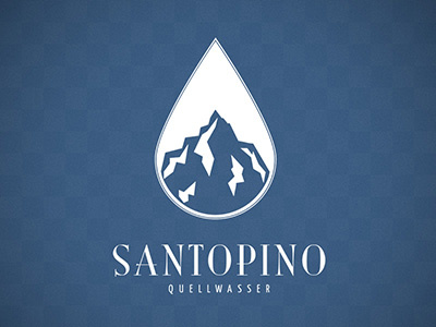 Santopino - Spring Water branding